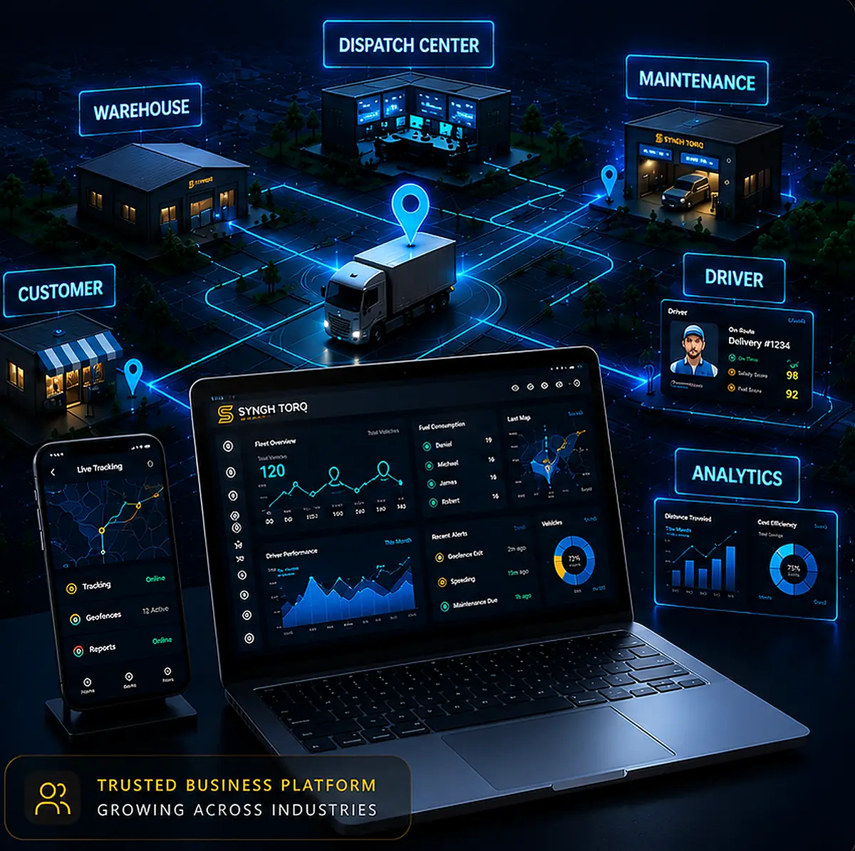 Connected business operations platform